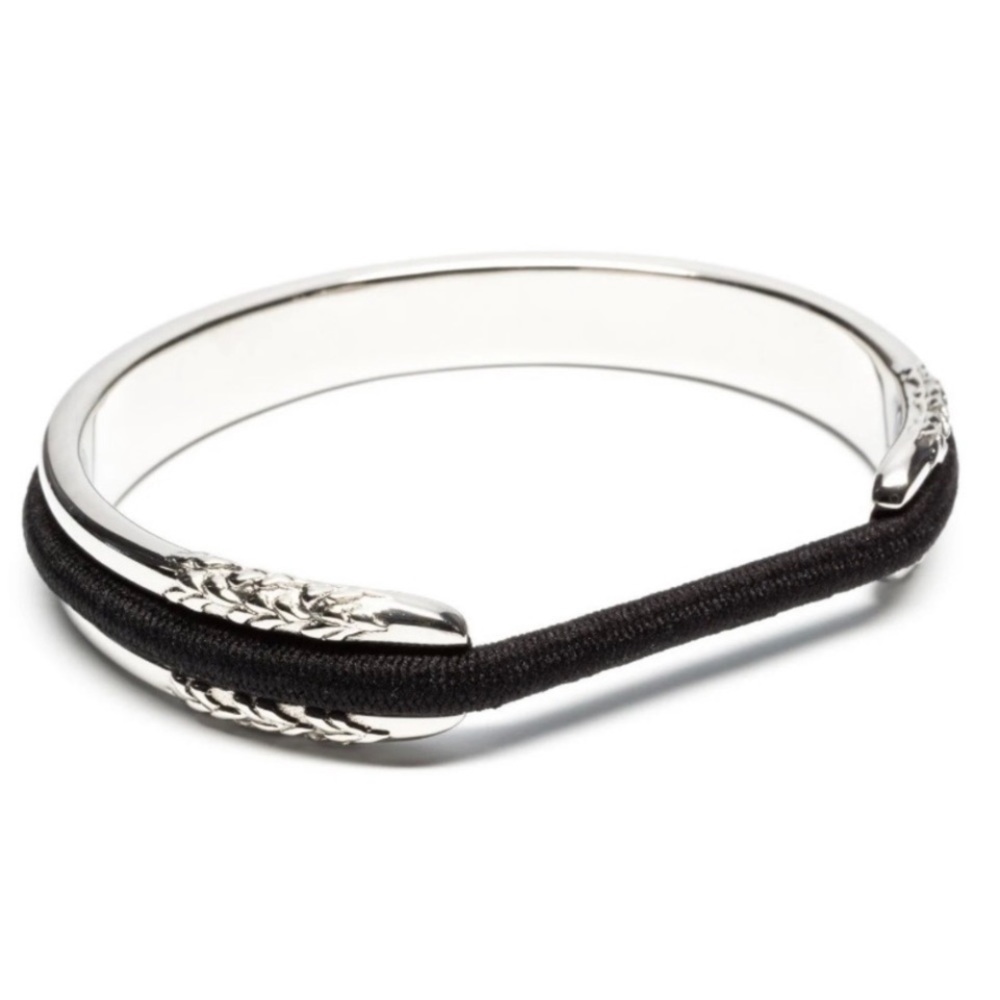 Silver Hair Tie Bracelet - Bridesmaids gift - gift for women